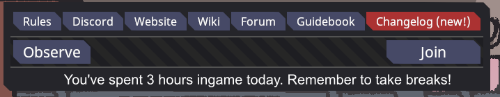 UI mockup of the playtime reminder